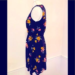Black floral dress